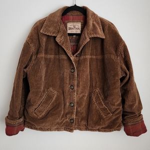 Braetan Flannel Quilted Corduroy Jacket